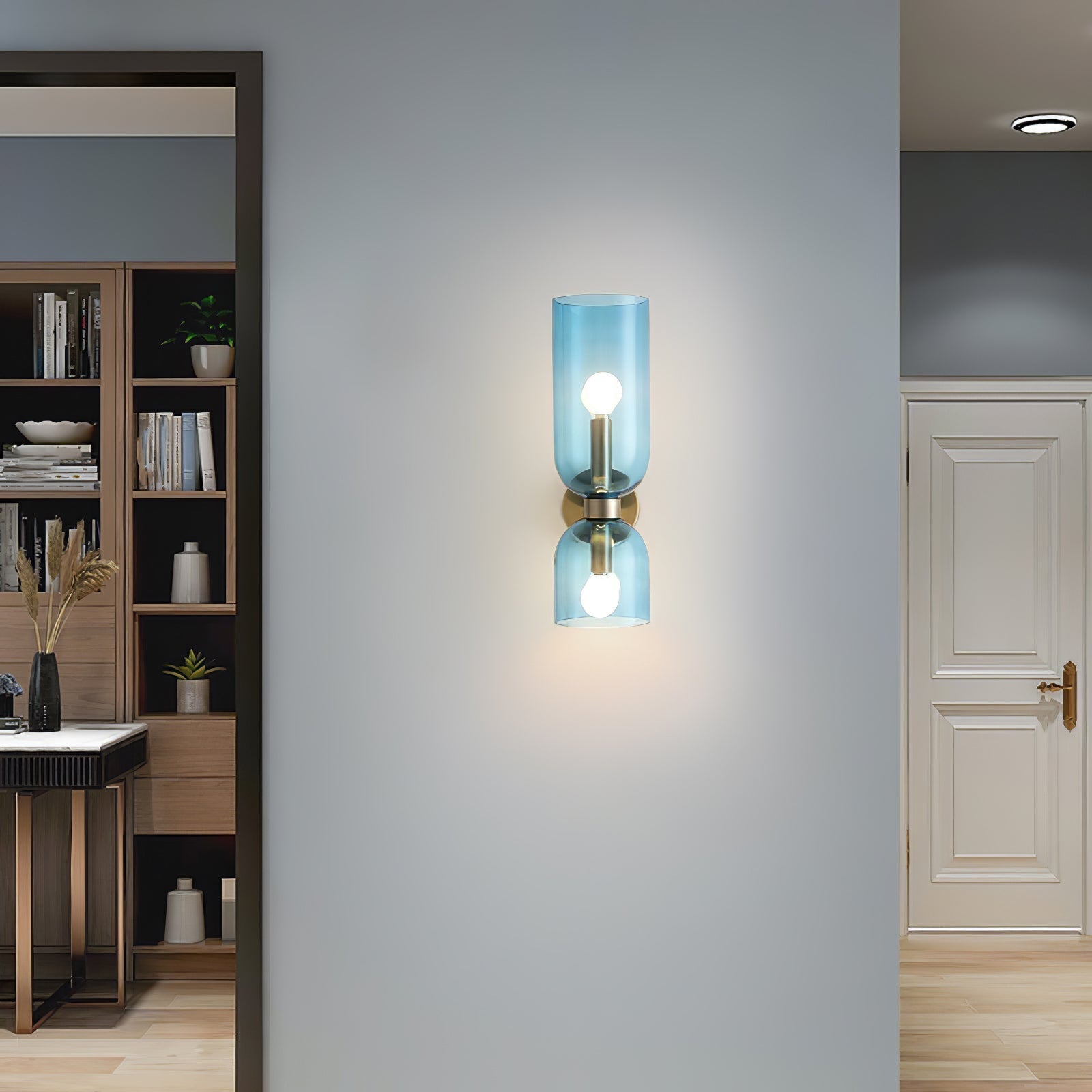 Bryn Modern Minimalist Glass Wall Lamp