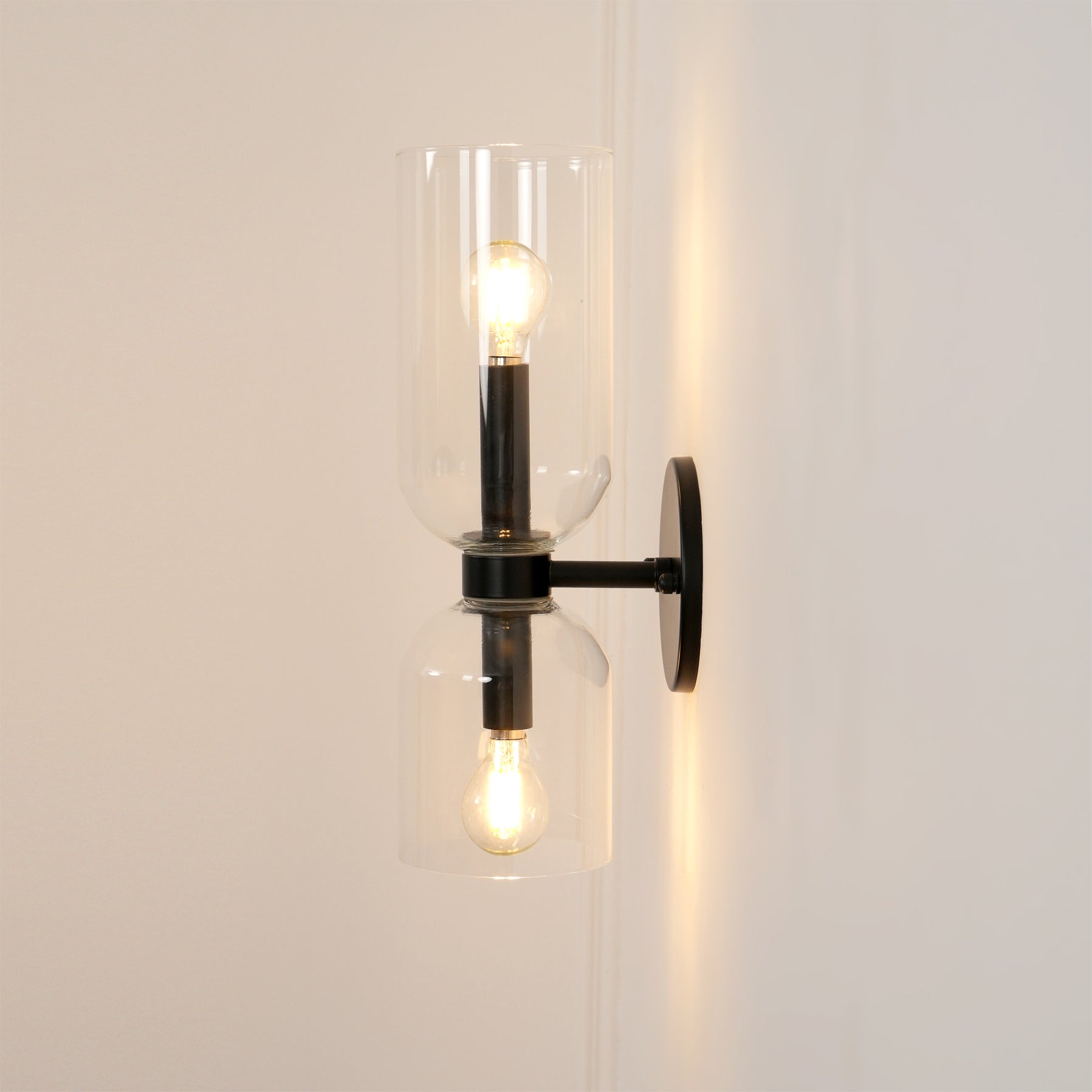 Bryn Modern Minimalist Glass Wall Lamp