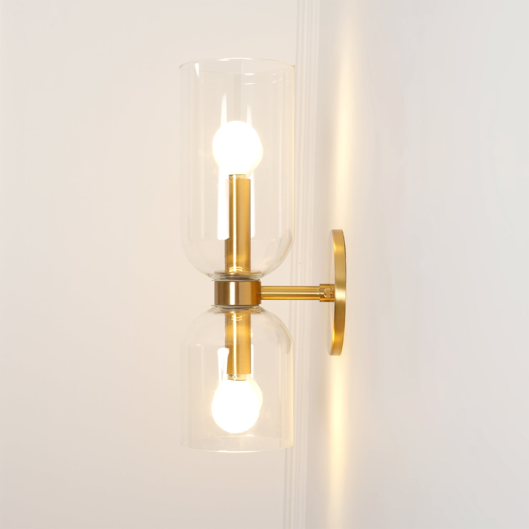 Bryn Modern Minimalist Glass Wall Lamp