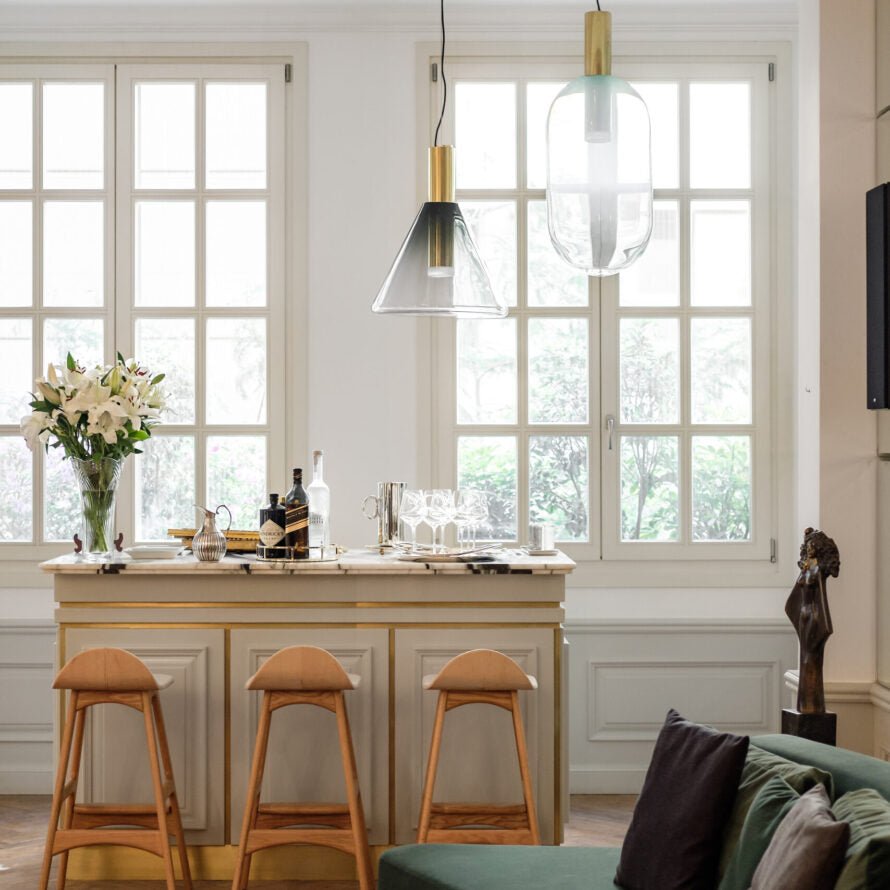 Aeris Minimalist Glass Pendant Lamp