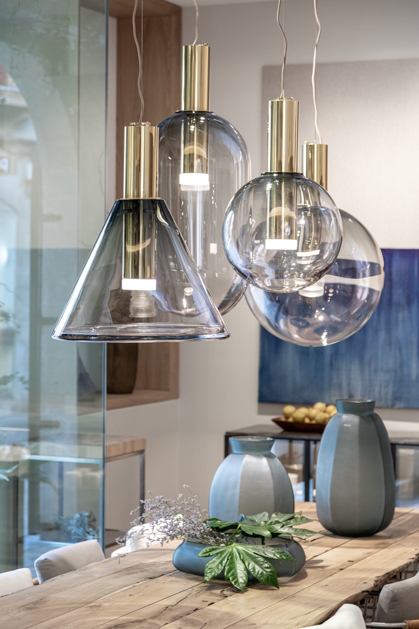 Aeris Minimalist Glass Pendant Lamp