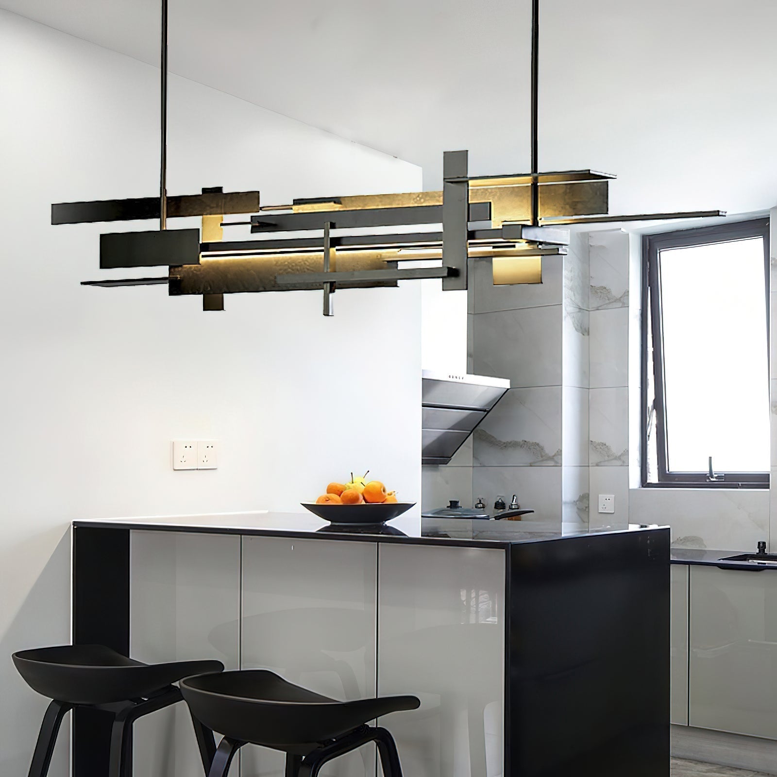 Orlenace Geometric Pendant Light - Neutral Decor