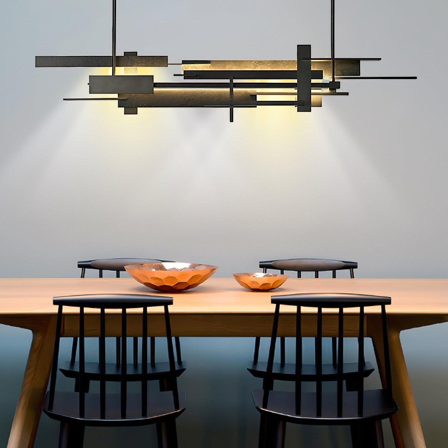 Orlenace Geometric Pendant Light - Neutral Decor
