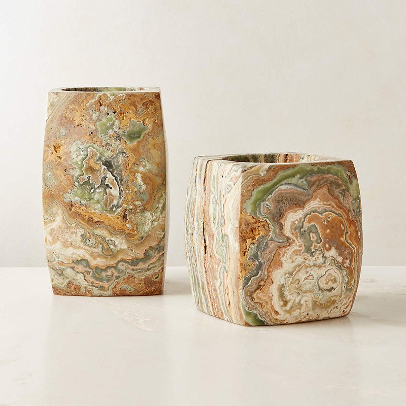 Orson Onyx Candle Holder