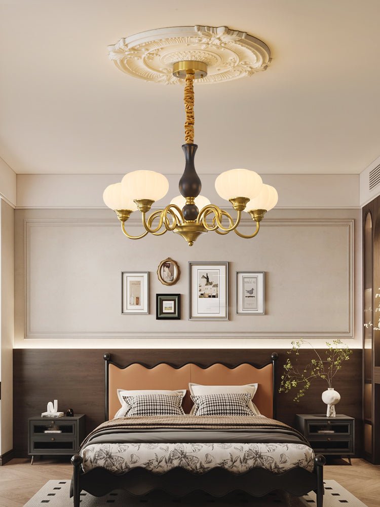Avinor Nordic Traditional Wood Chandelier