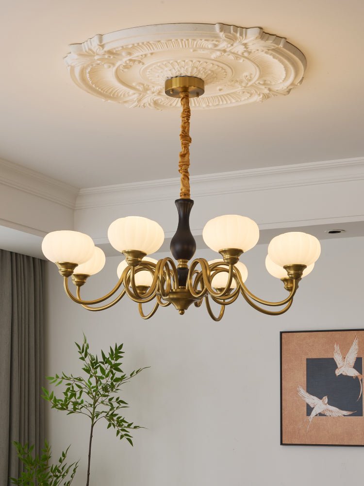 Avinor Nordic Traditional Wood Chandelier