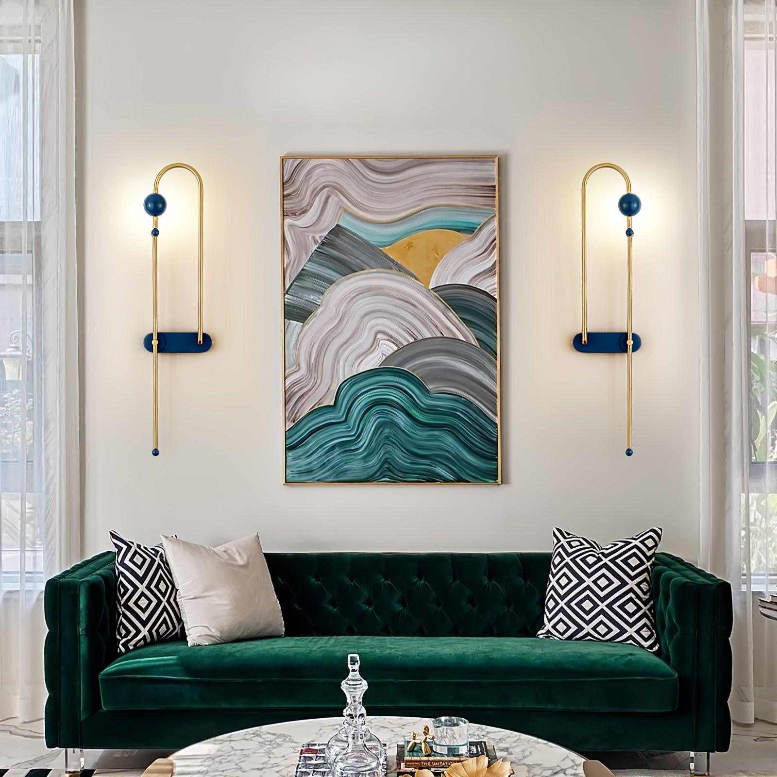 Curve Electrical Circuit Wall Lamp