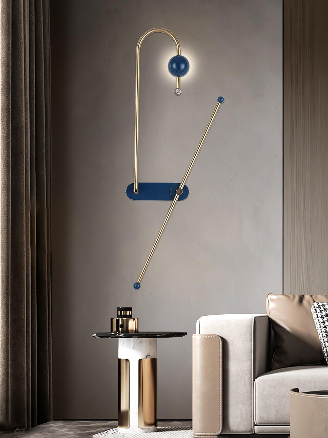 Curve Electrical Circuit Wall Lamp