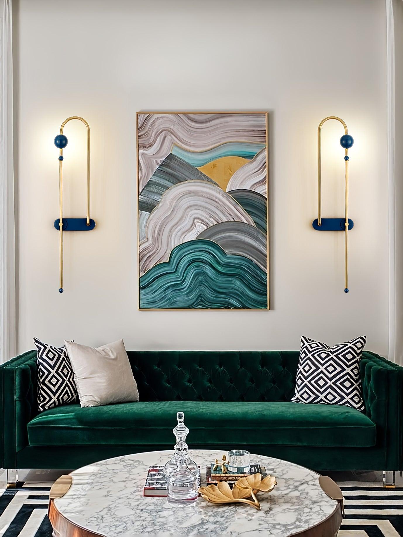 Curve Electrical Circuit Wall Lamp