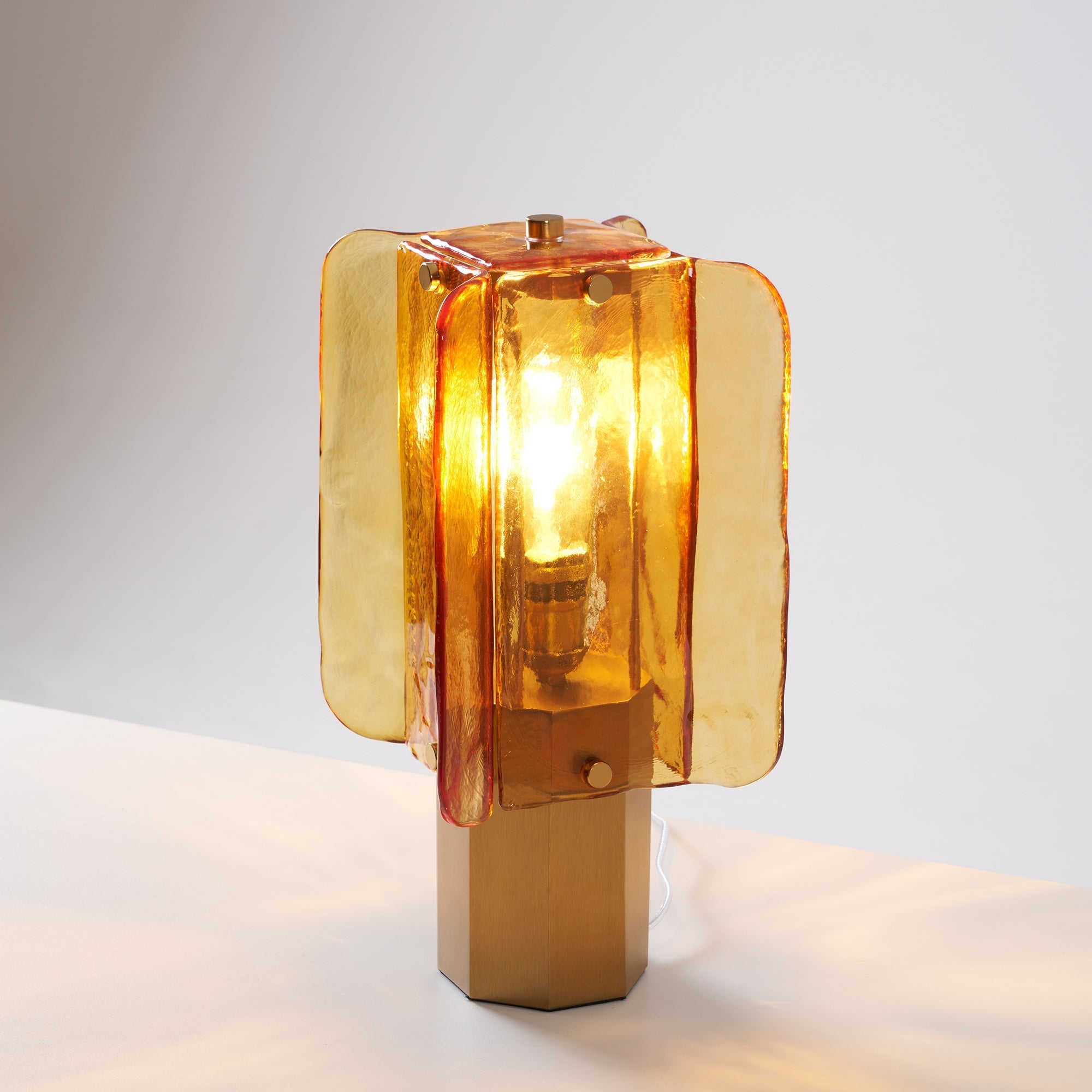 Aurelia Glass Table Lamp - Neutral Decor