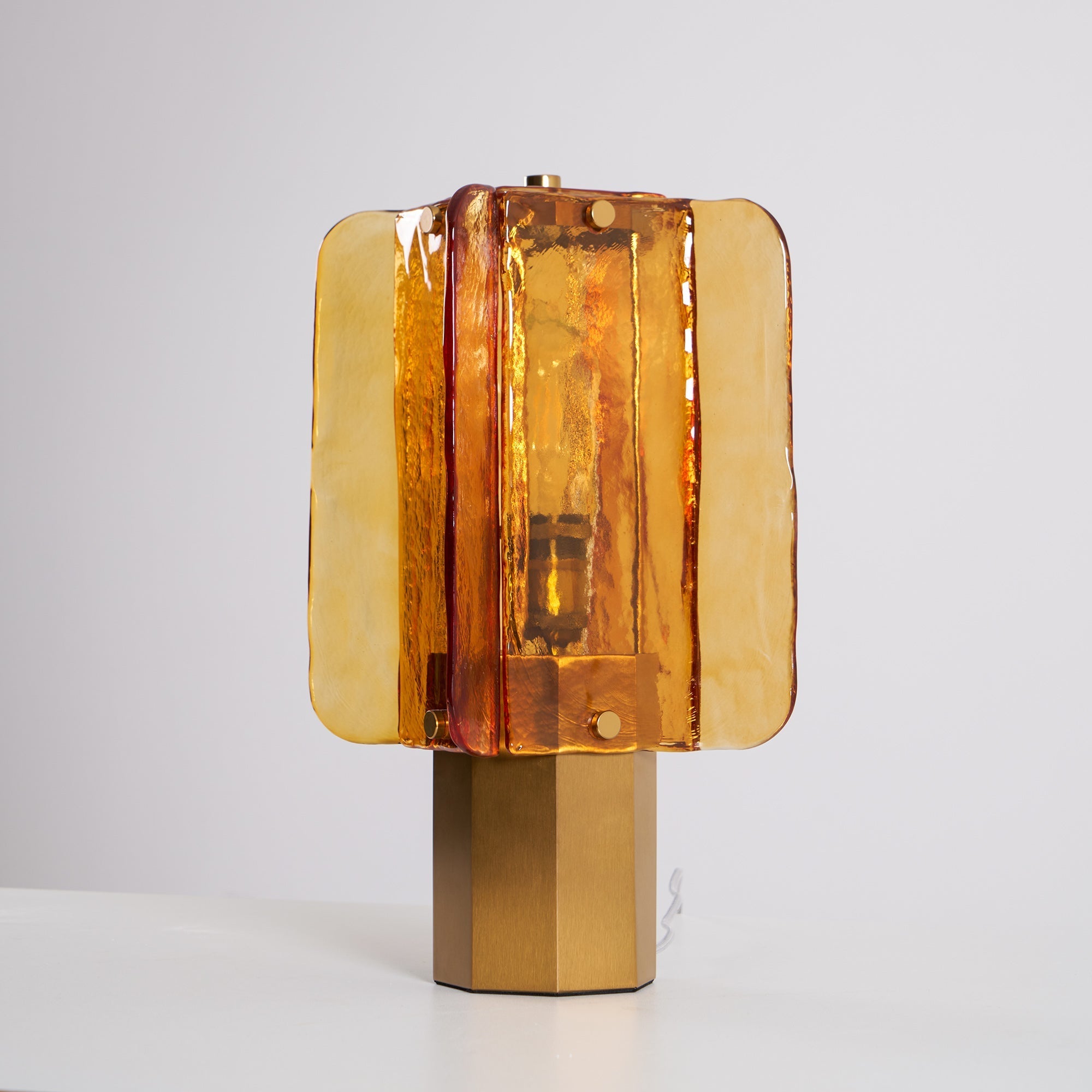 Aurelia Glass Table Lamp - Neutral Decor