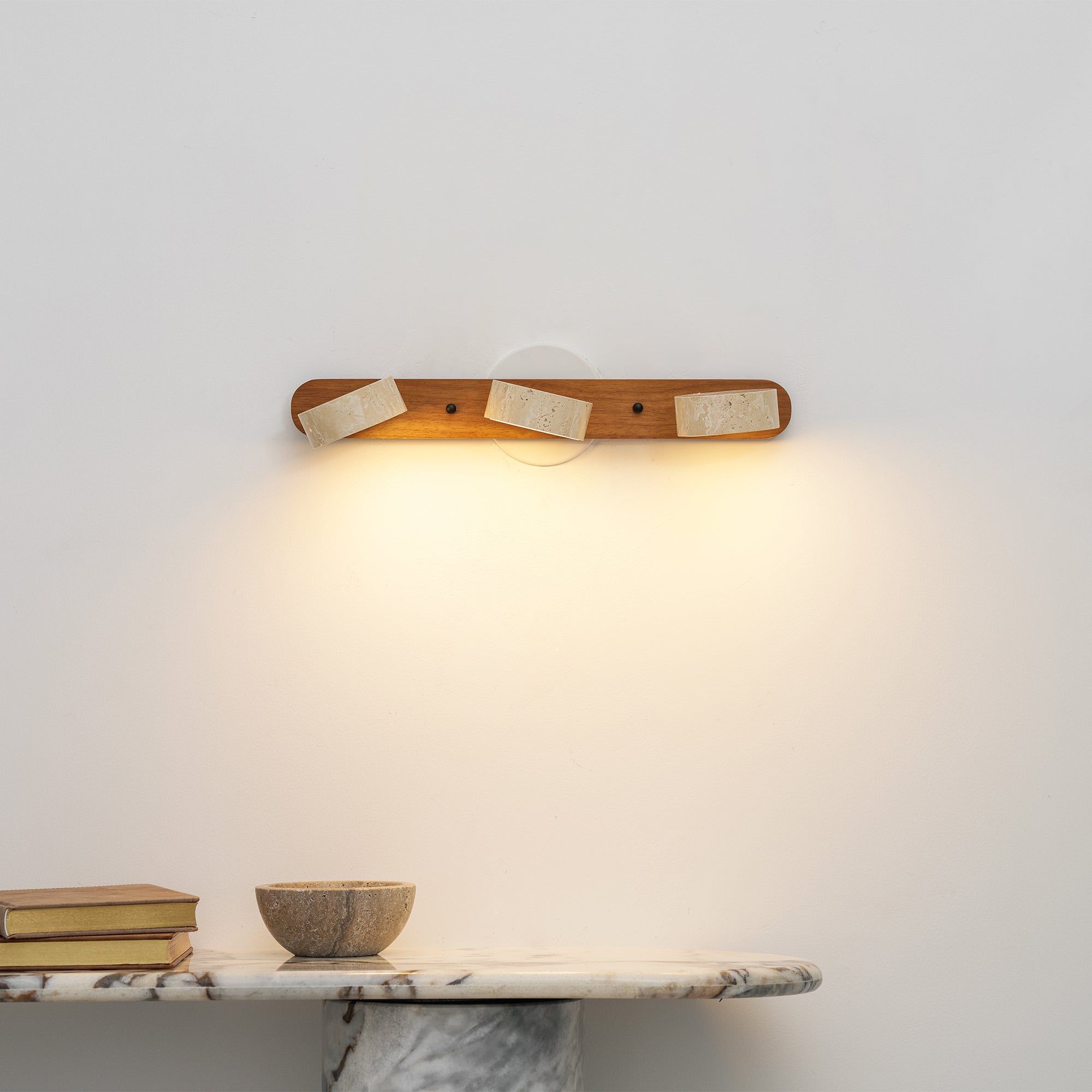 Neramere Travertine Duo Indoor Wall Light