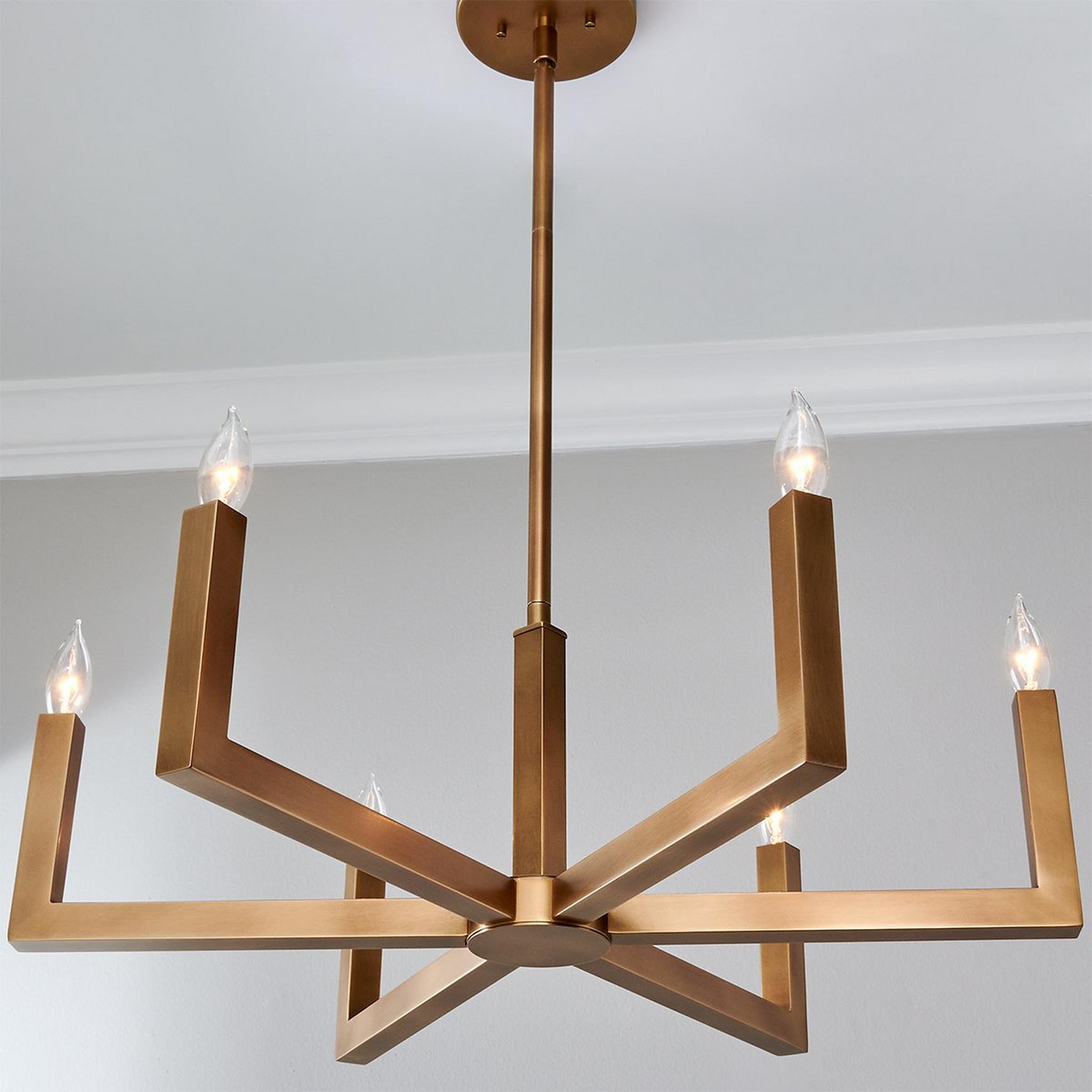 Aureelle Brass Chandelier