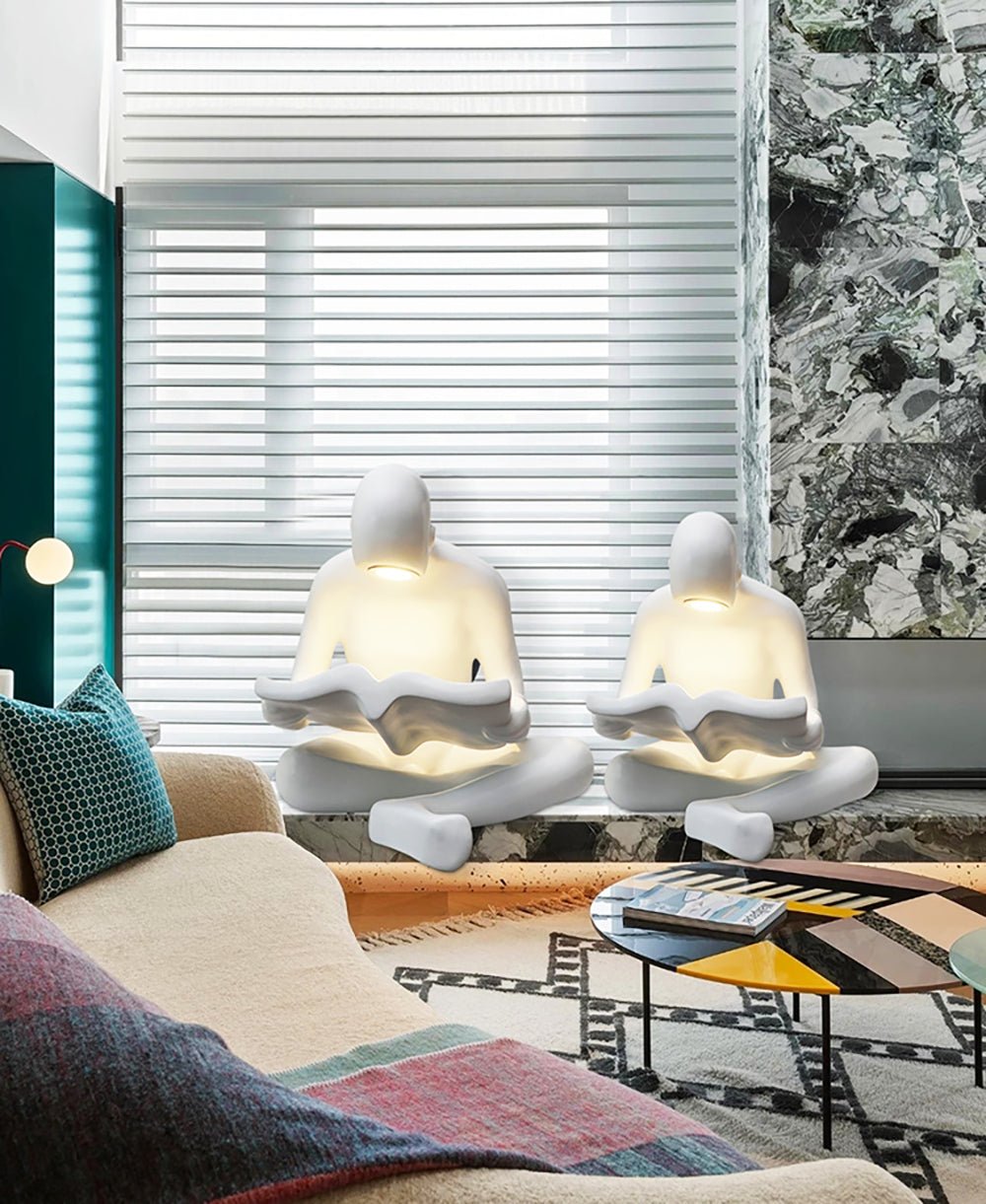 Terielia Reader Sculpture Table Lamp