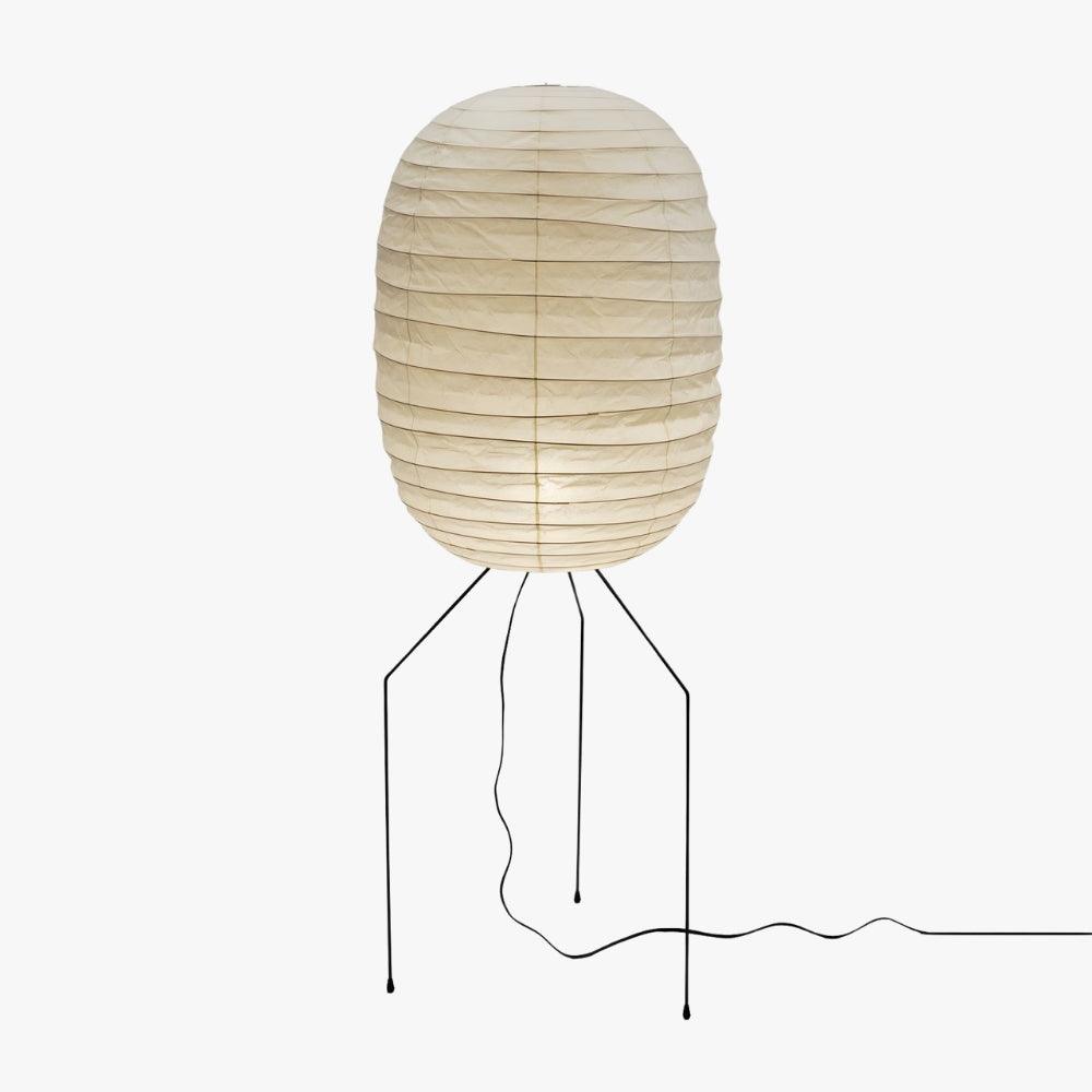 Barbara Vintage Rice Paper Floor Lamp