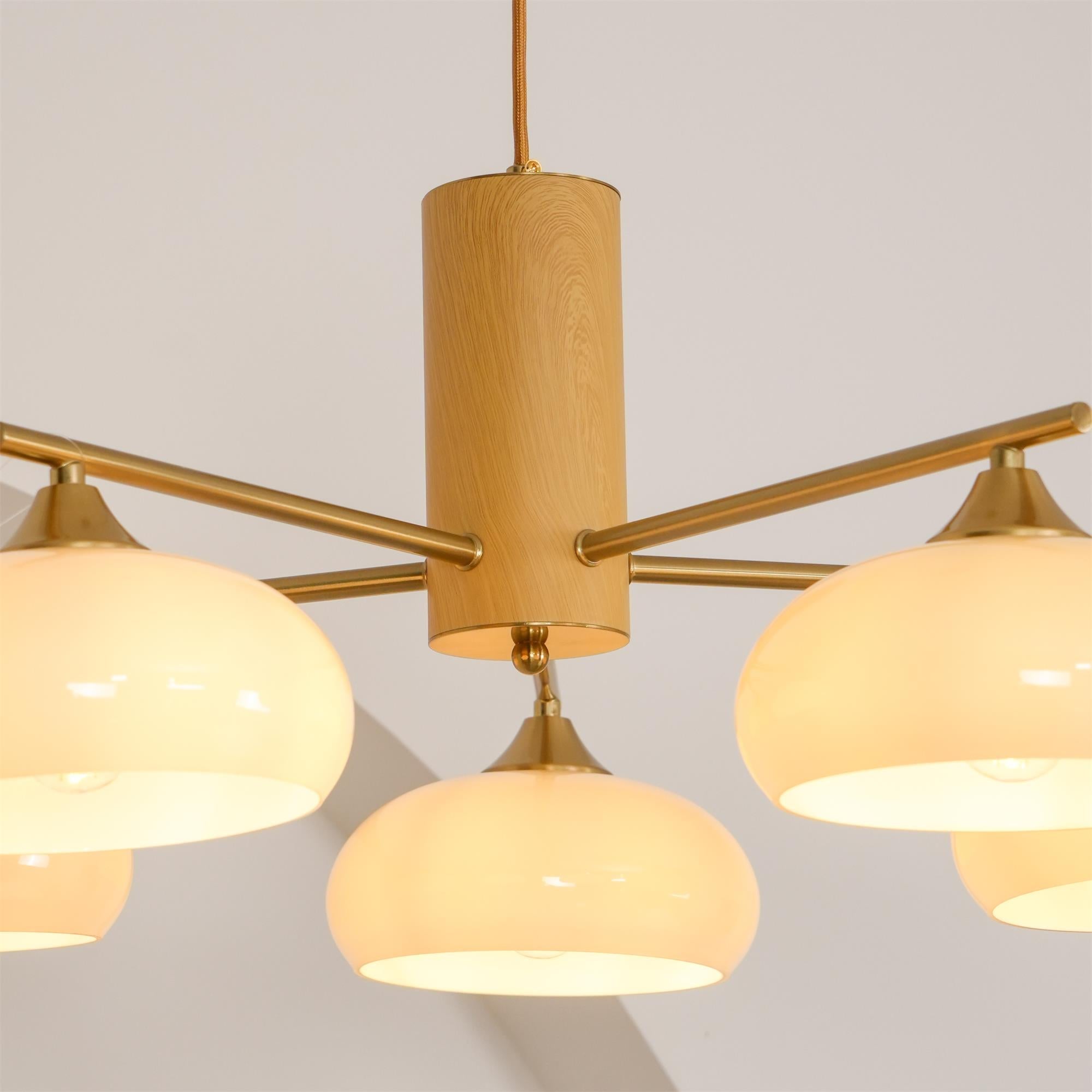 Clairview Elliptical Persimmon Chandelier
