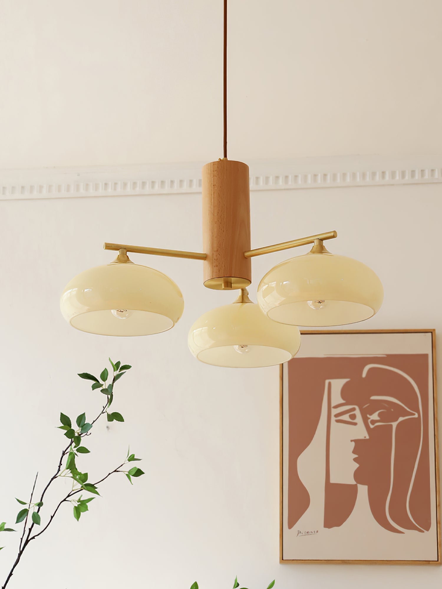 Clairview Elliptical Persimmon Chandelier