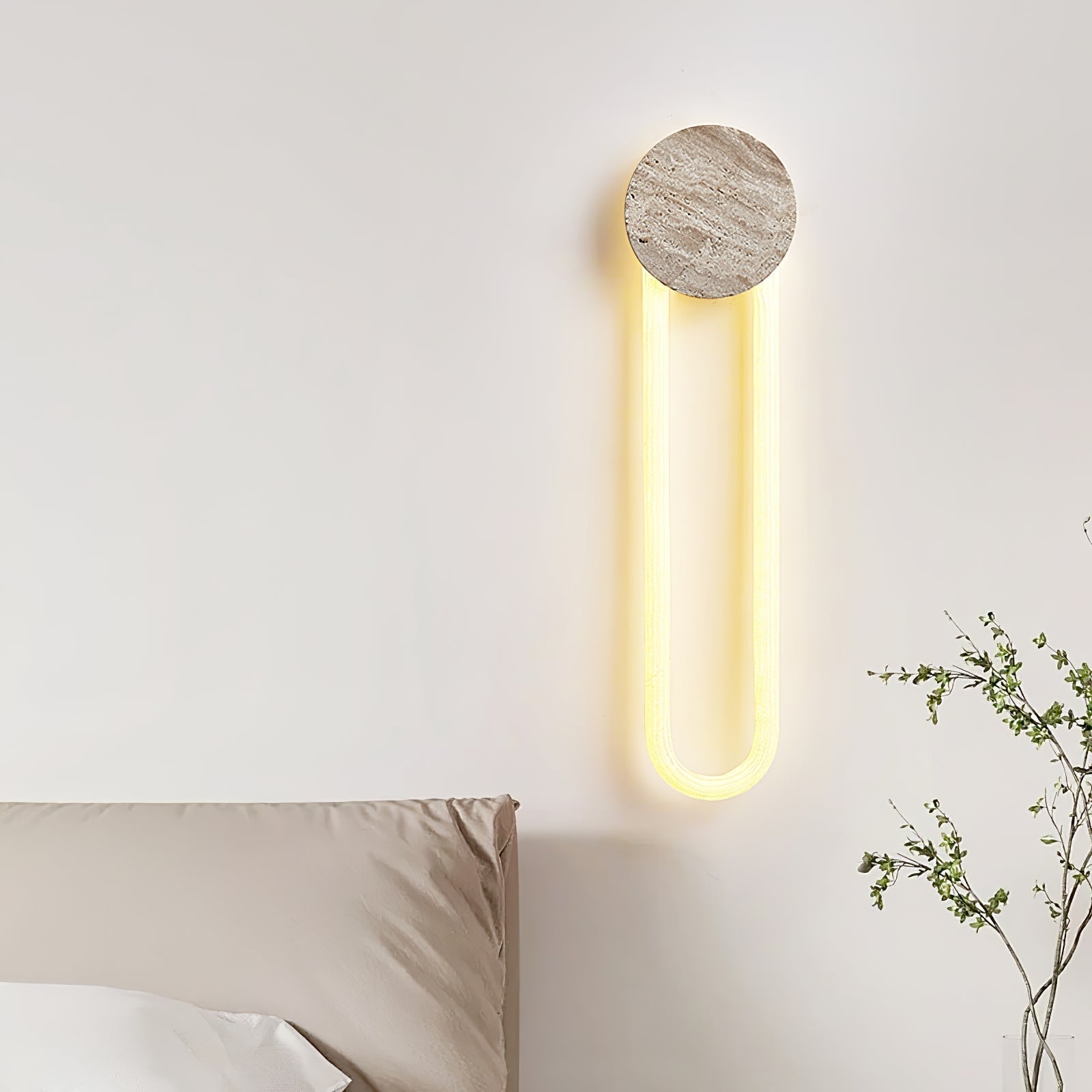 Mysolel Travertine Wall Light