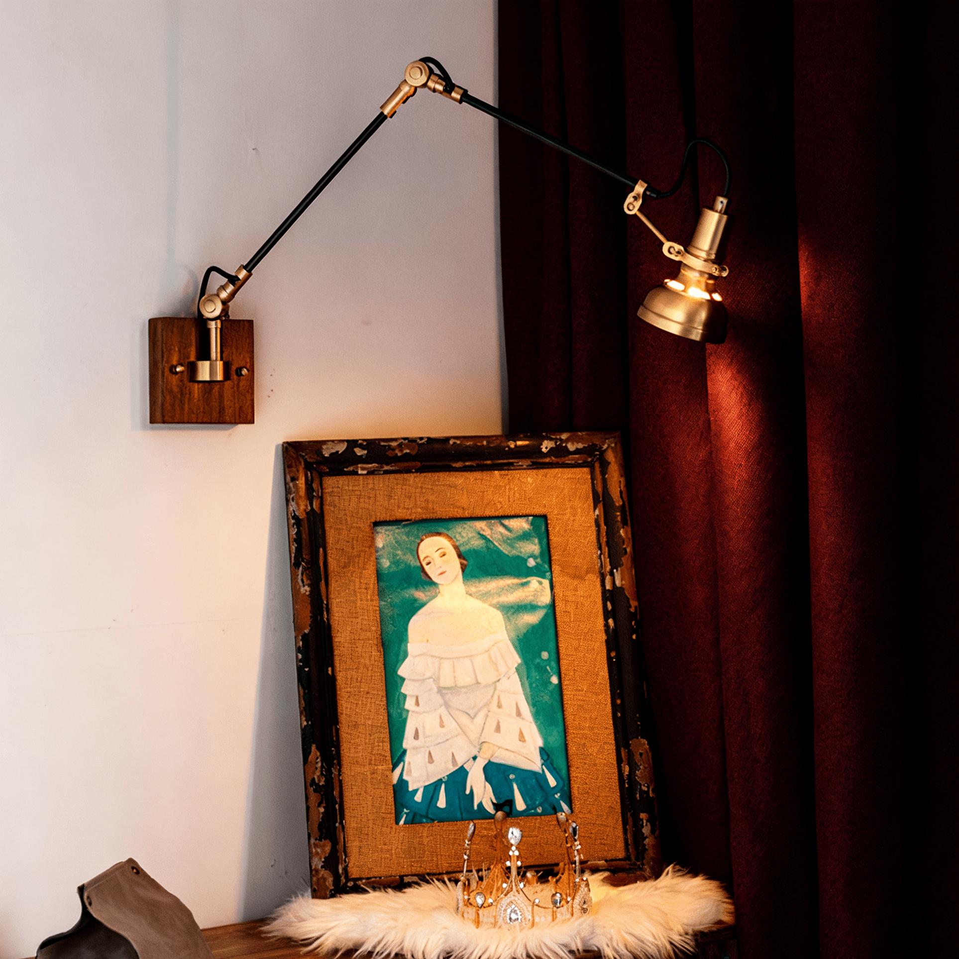 Jovlyn Wood Wall Lamp