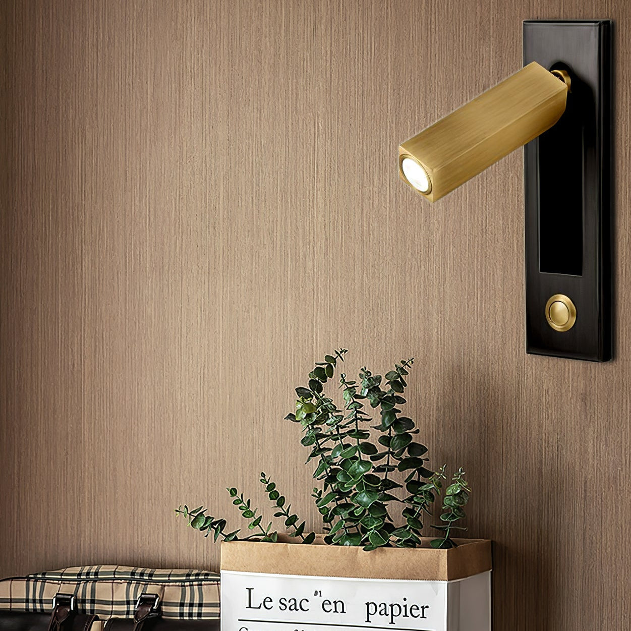 Eurvaran Embedded Bedside Plug-in Sconce Wall lamp