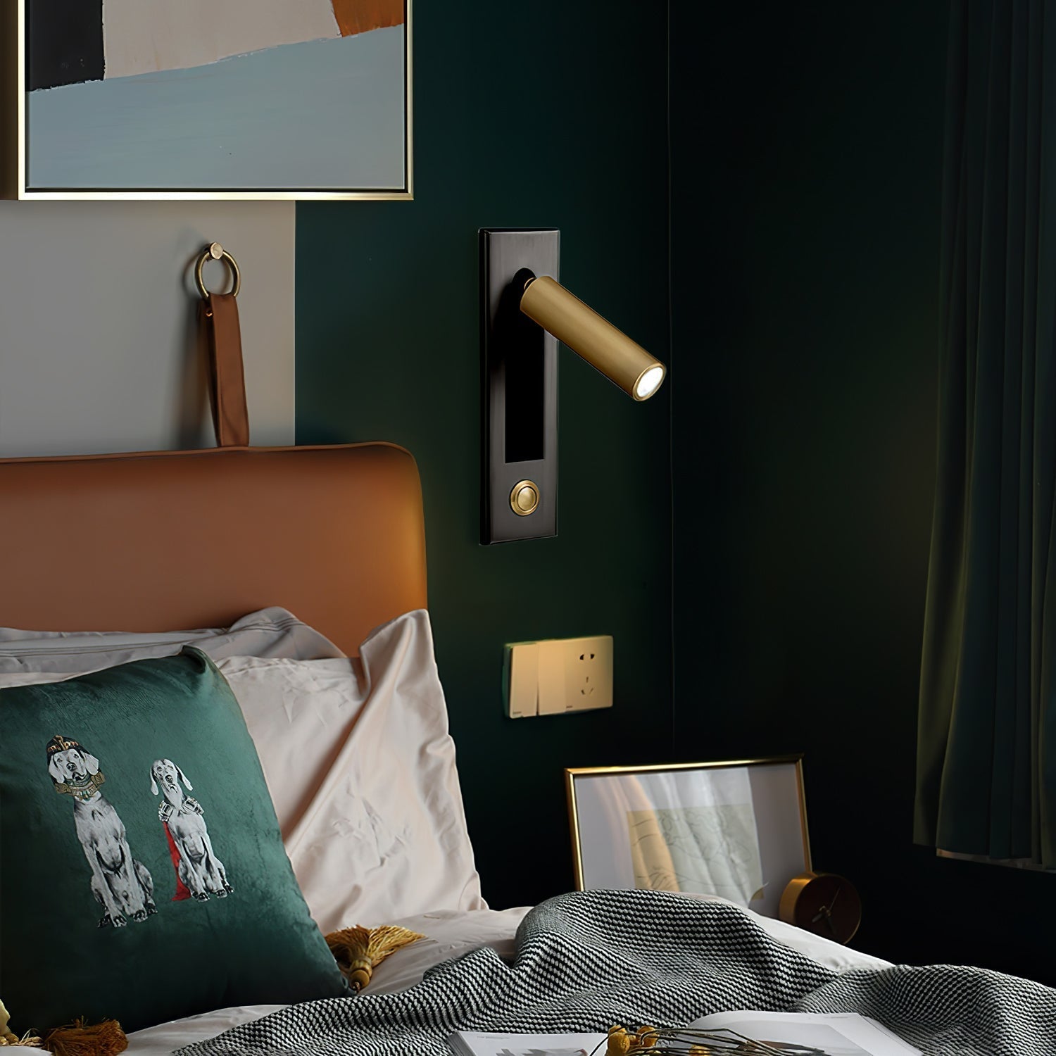 Eurvaran Embedded Bedside Plug-in Sconce Wall lamp