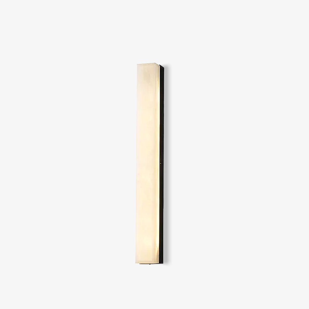 Nivearia Minimalist Alabaster Wall Lamp Rectangular