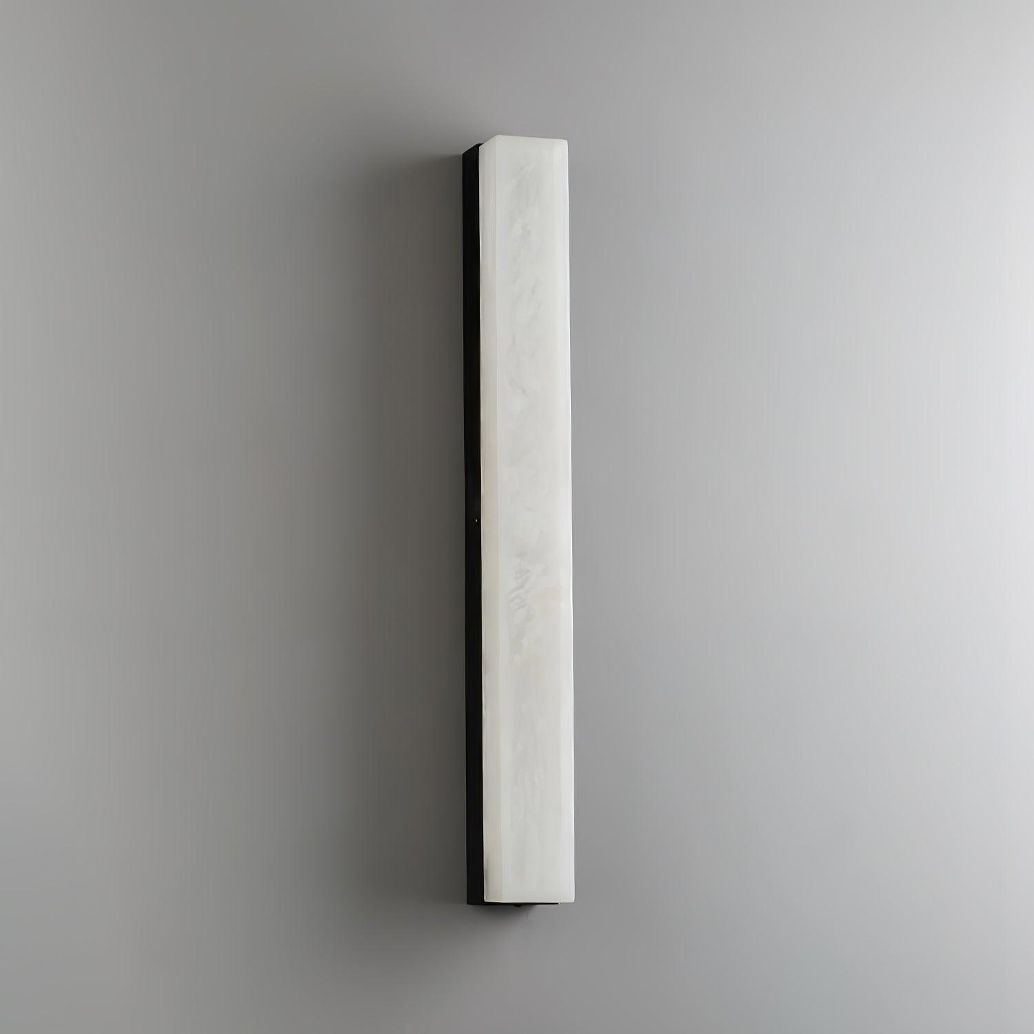Nivearia Minimalist Alabaster Wall Lamp Rectangular