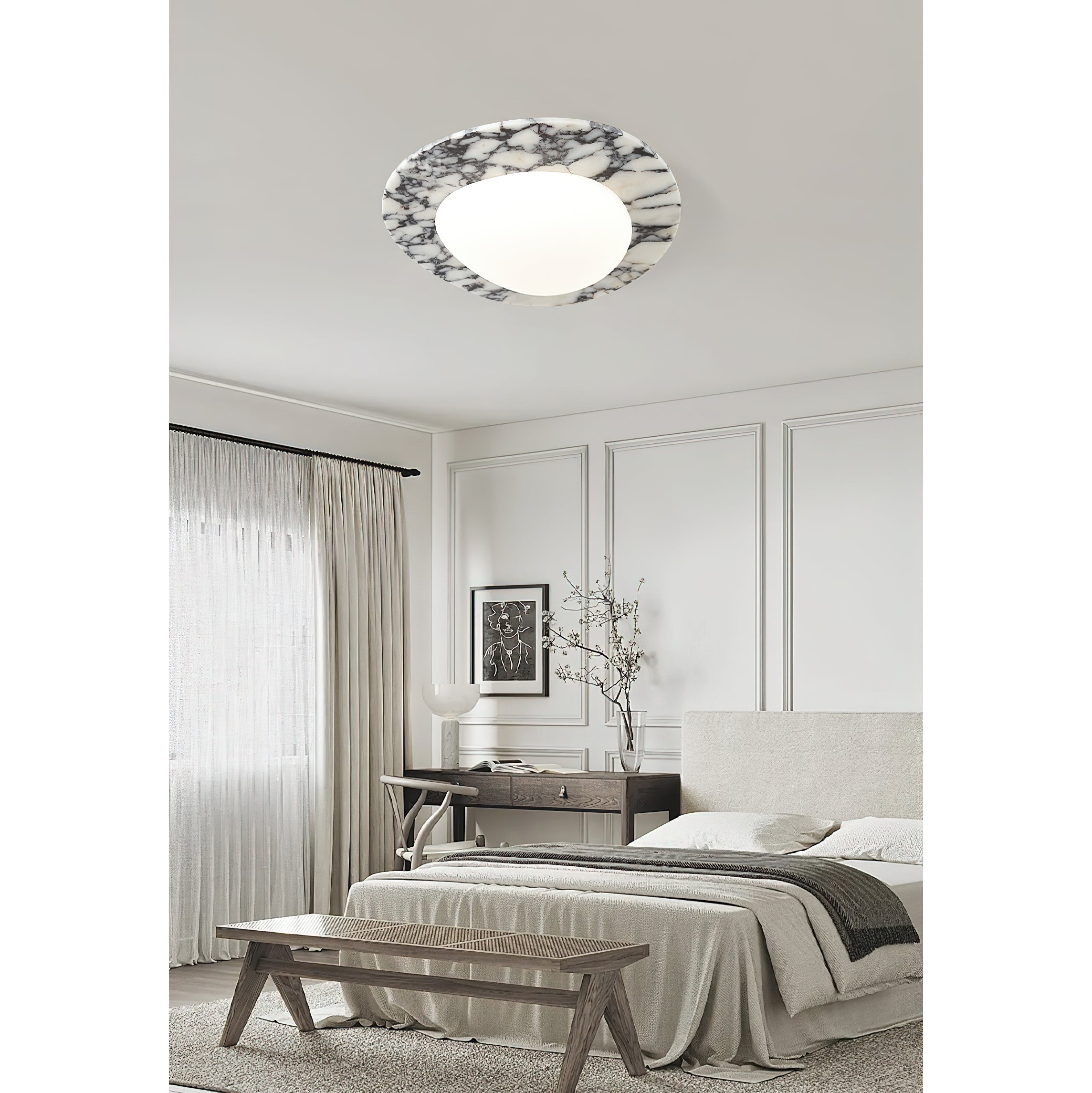 Marbled Ceiling Lamp