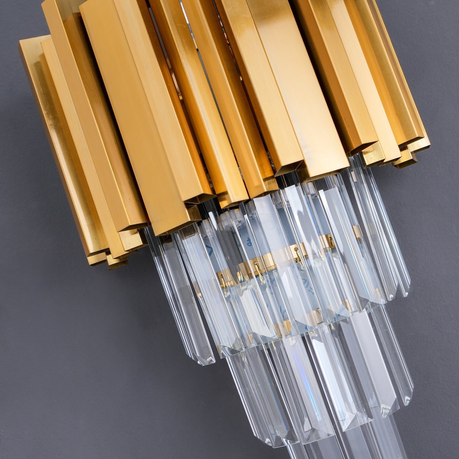 Vevyniel Postmodern Luxury Empire Crystal Wall Lamp