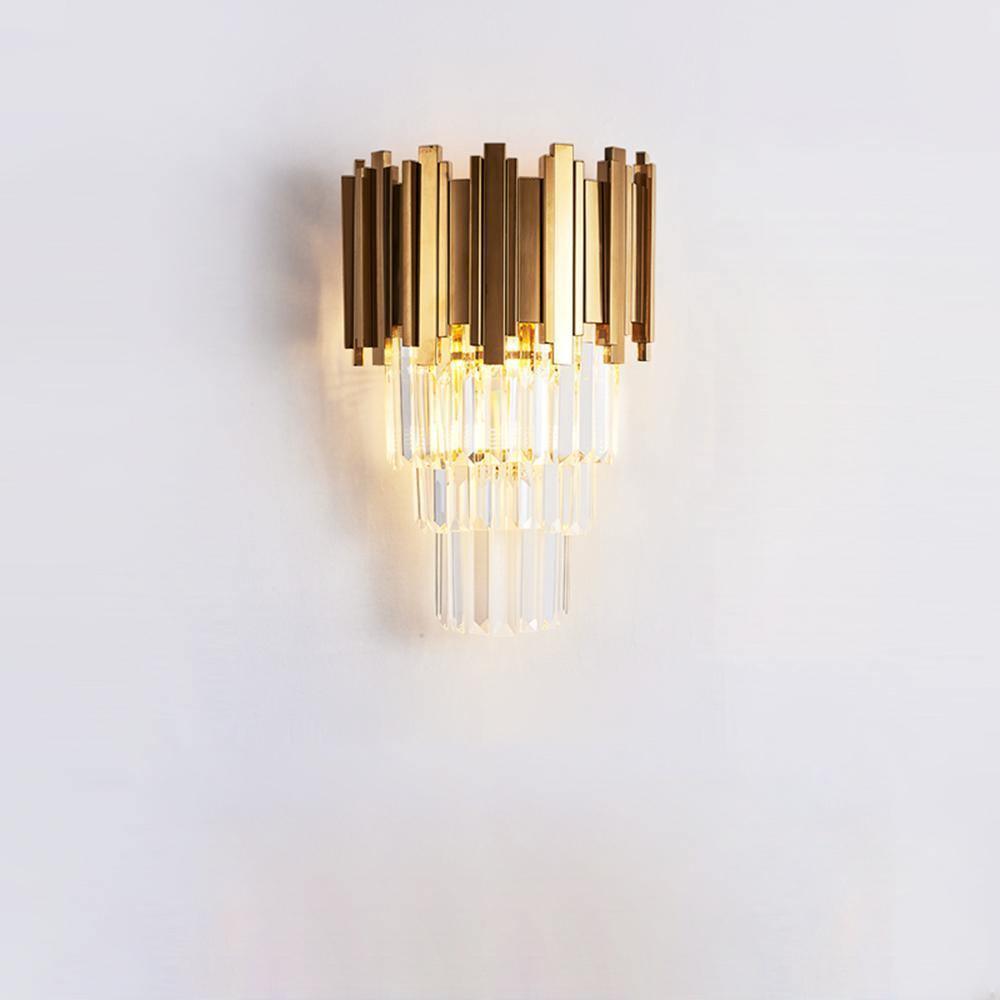Vevyniel Postmodern Luxury Empire Crystal Wall Lamp