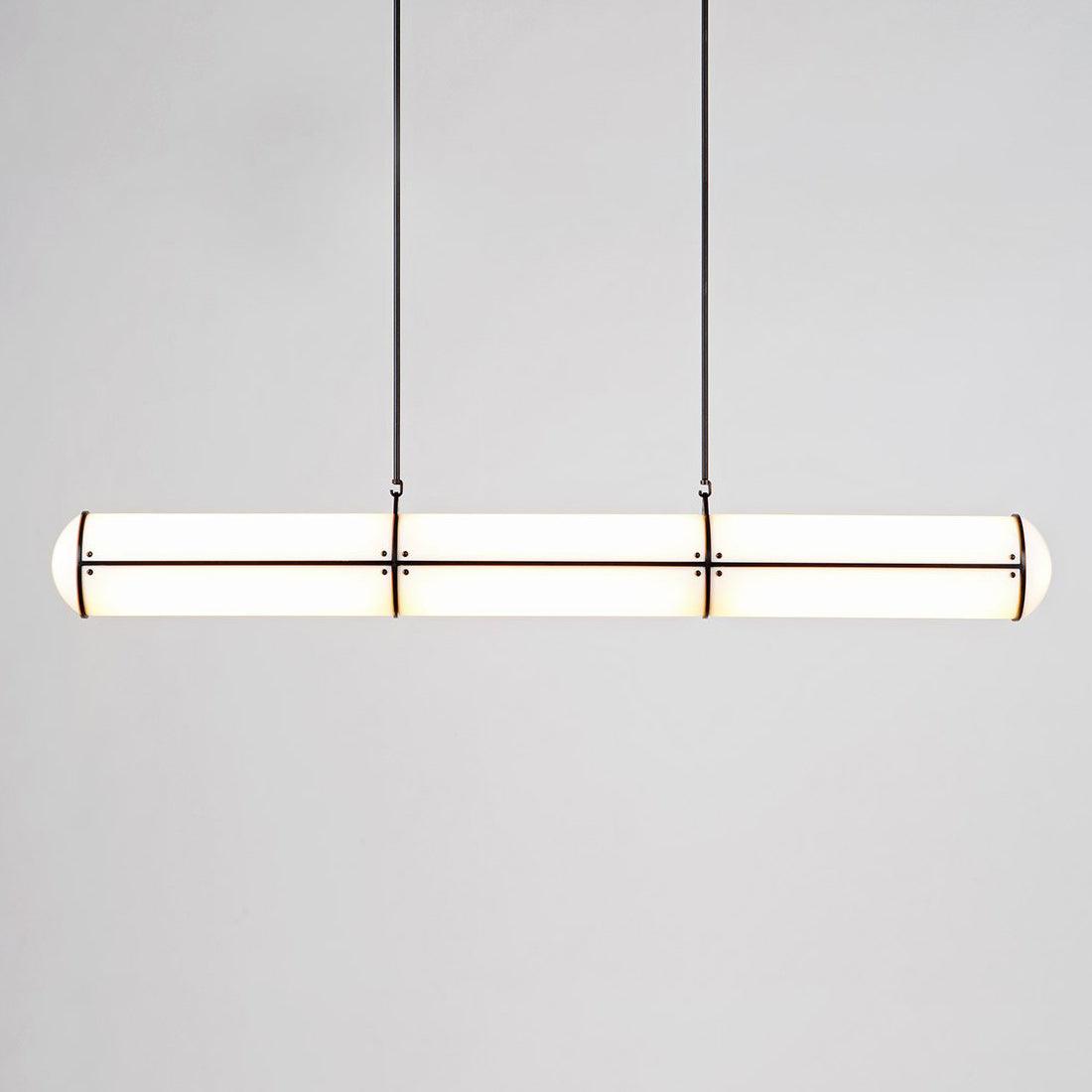 Rivenette Pendant Light Cylindrical Endless Dining
