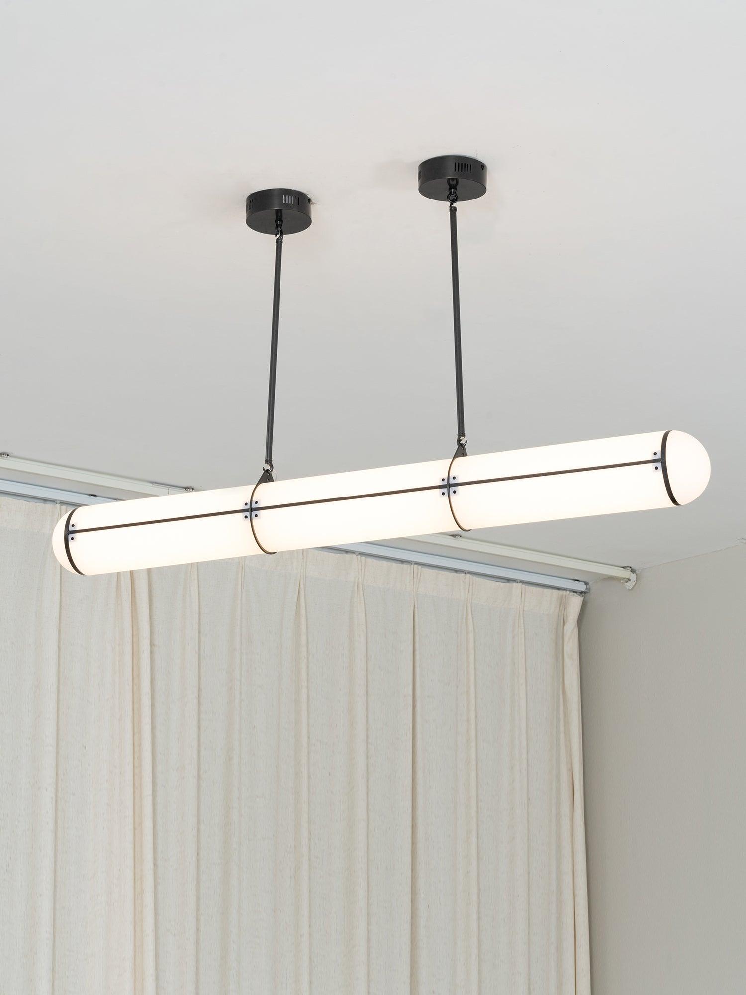 Rivenette Pendant Light Cylindrical Endless Dining