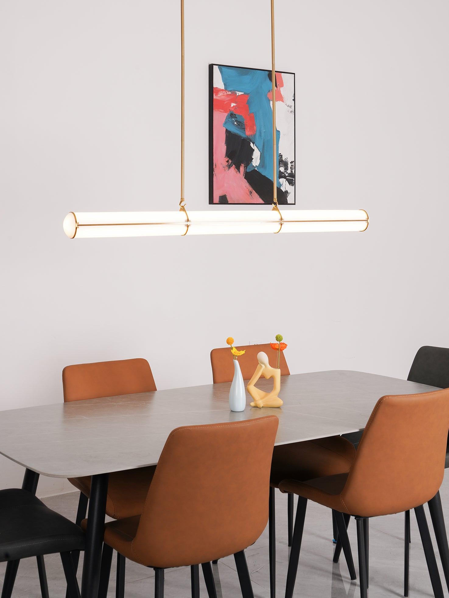 Rivenette Pendant Light Cylindrical Endless Dining