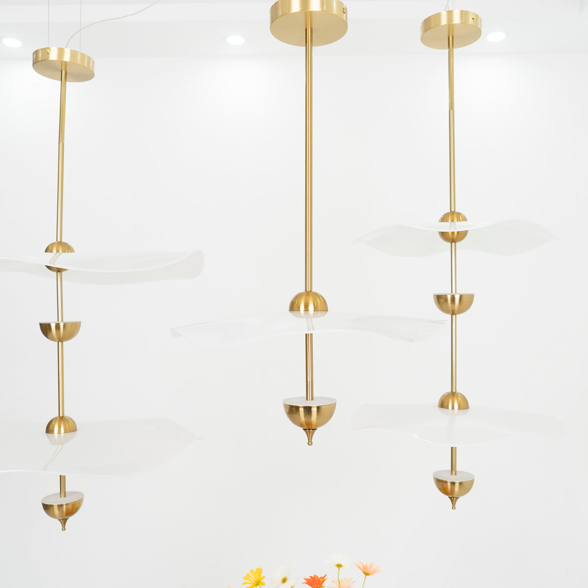 Lioraise Pendant Light Double Biscuit for Living Room