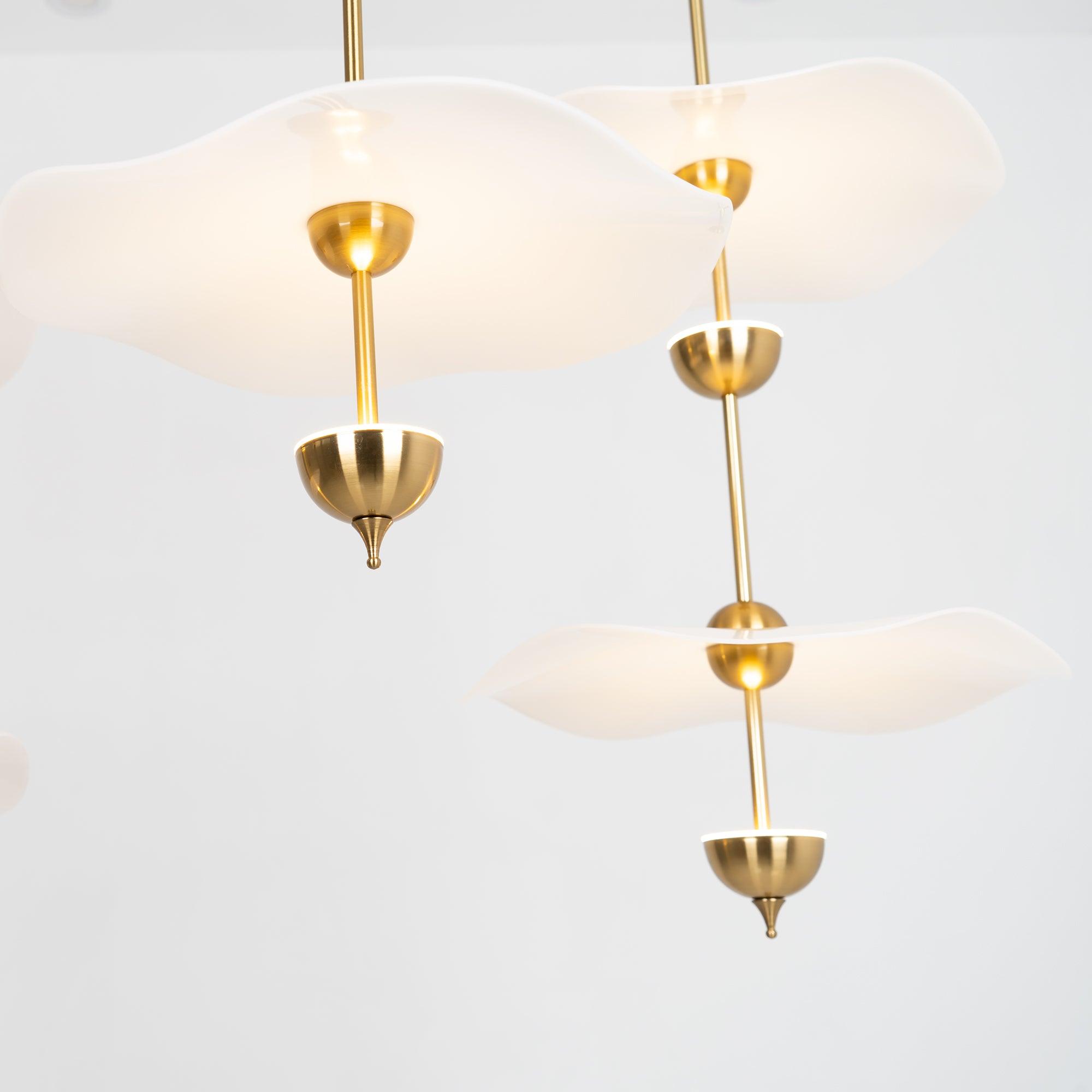 Lioraise Pendant Light Double Biscuit for Living Room