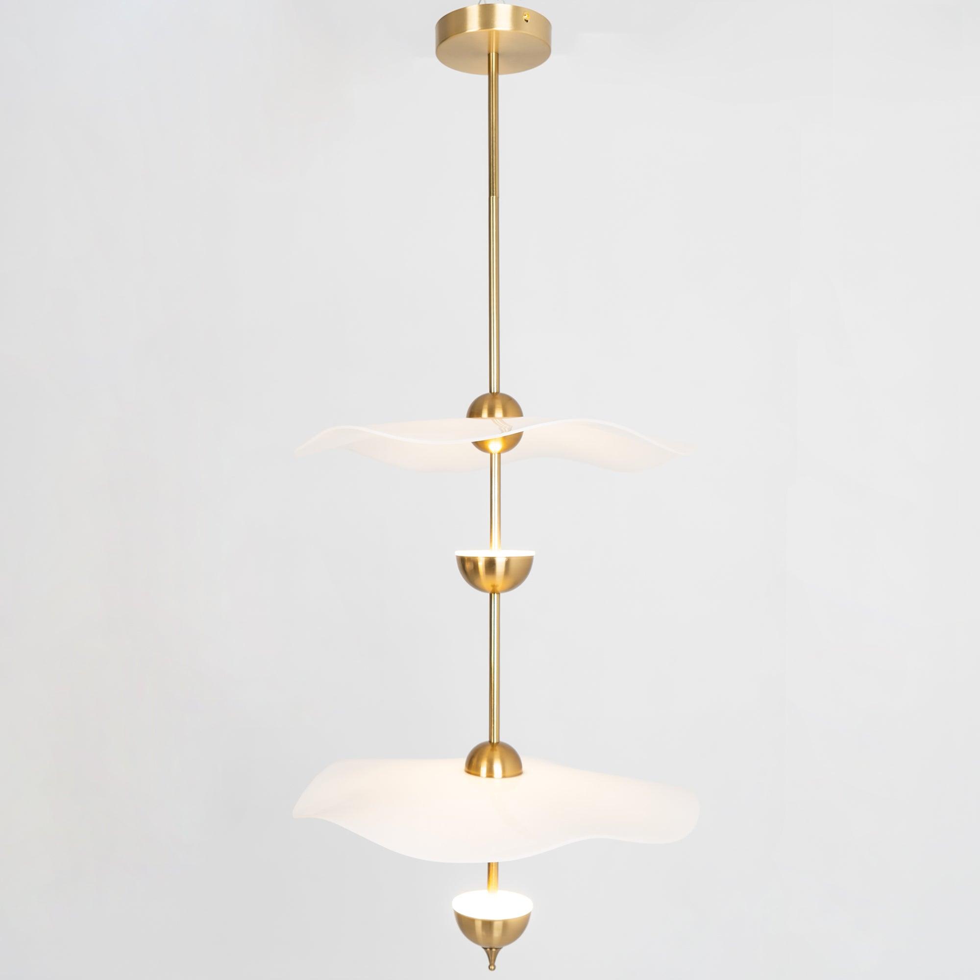 Lioraise Pendant Light Double Biscuit for Living Room