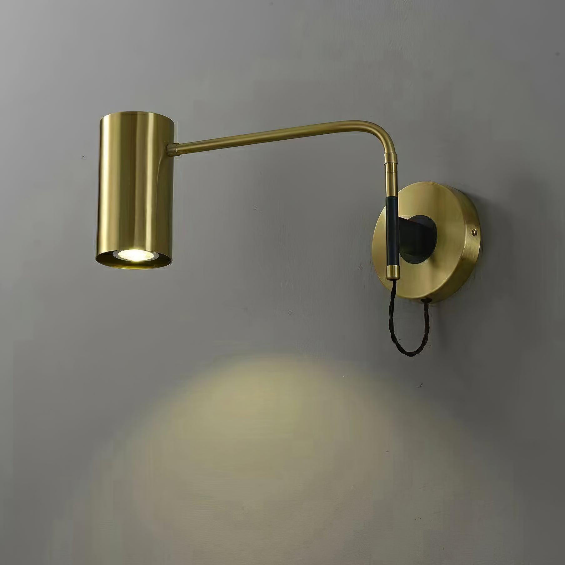 Merton Steel Industrial Wall Lamp