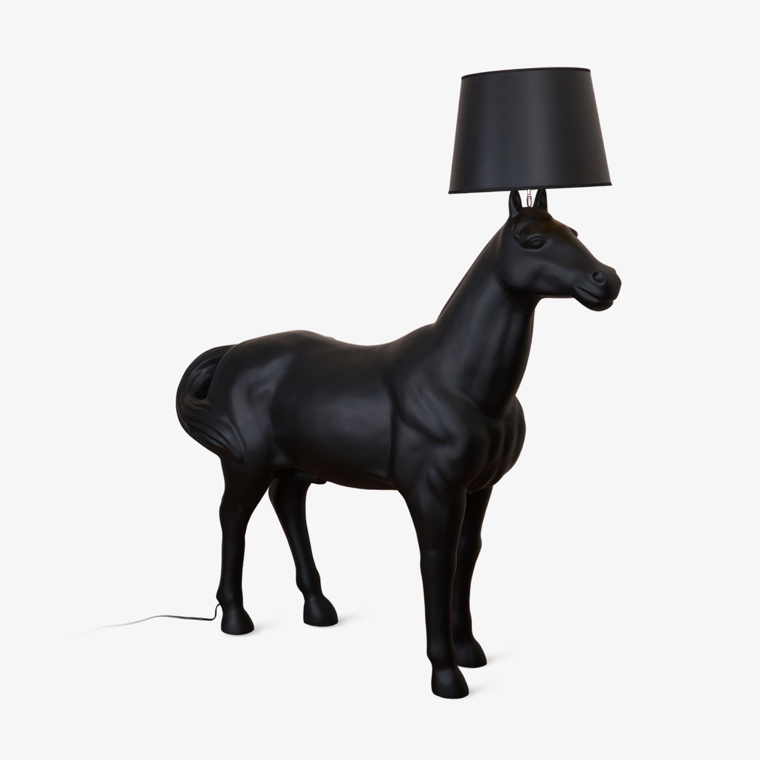 Miron Plastic Fabric Floor Lamp