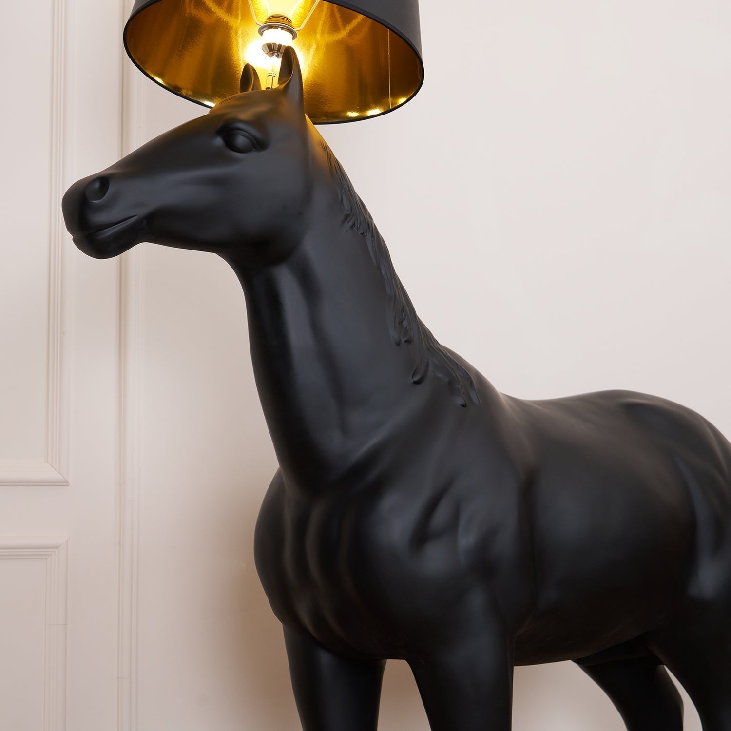 Miron Plastic Fabric Floor Lamp