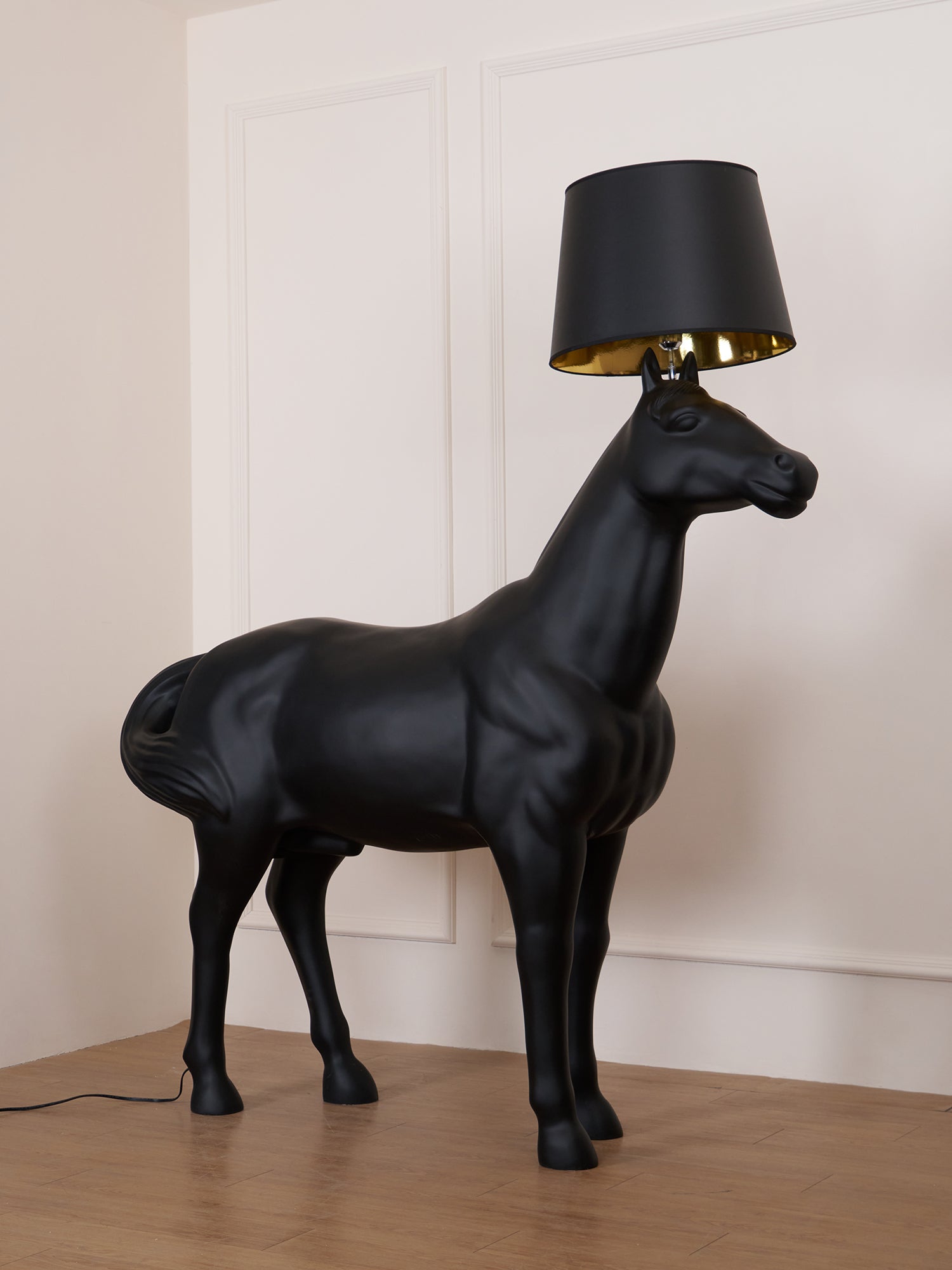 Miron Plastic Fabric Floor Lamp