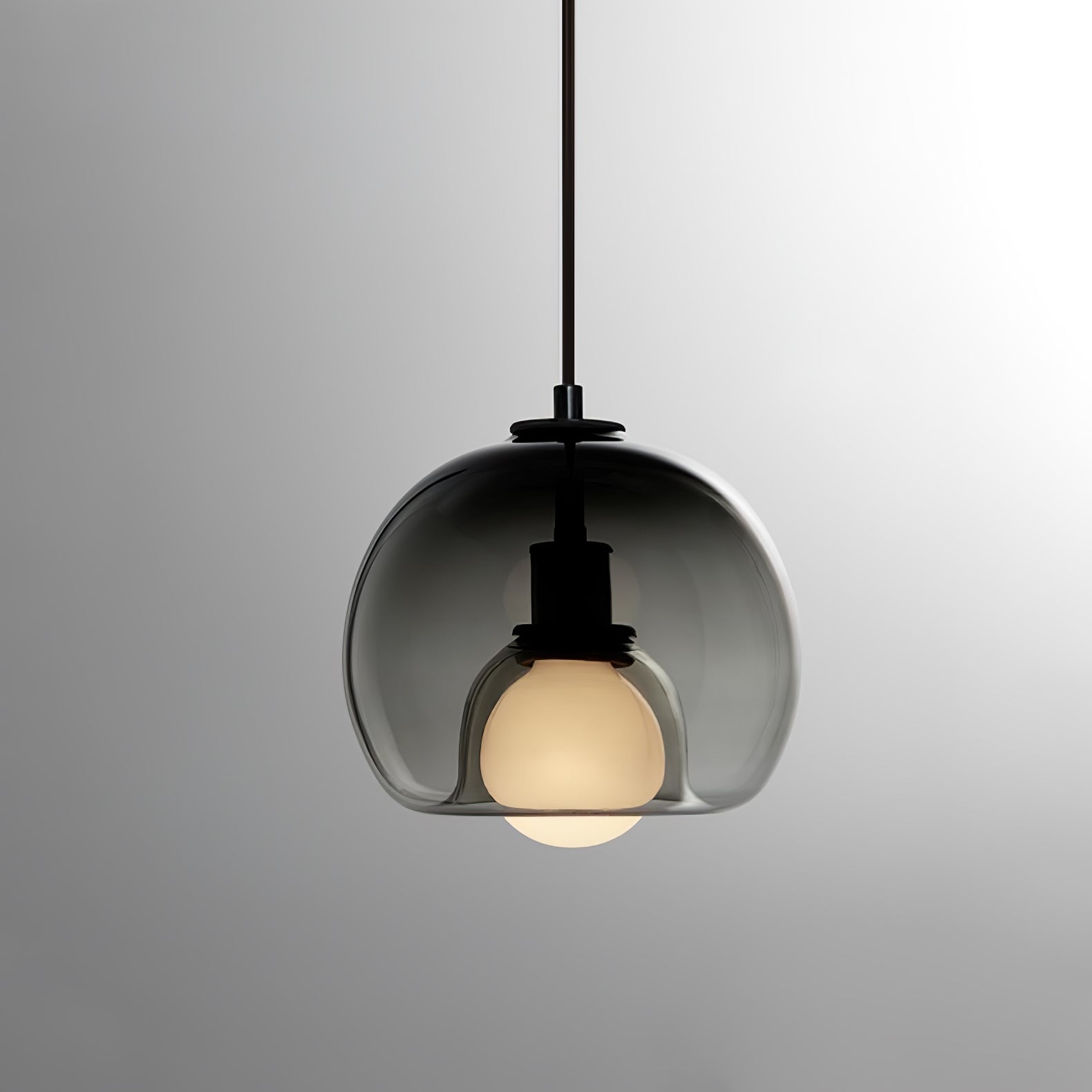 Neritha Glass Contemporary Pendant Light - Neutral Decor