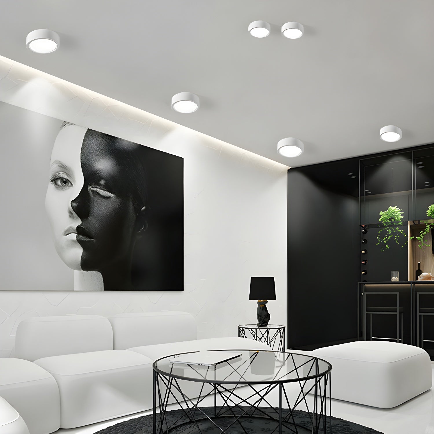 Usorel Modern Minimalist Surface Ceiling Light