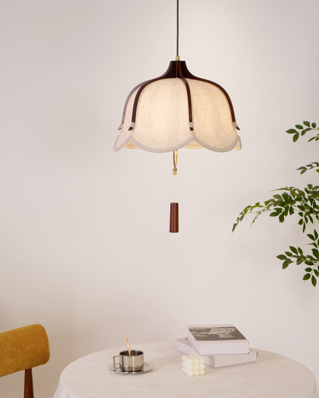 Serisia Pendant Lamp Lantern Modern Fabric