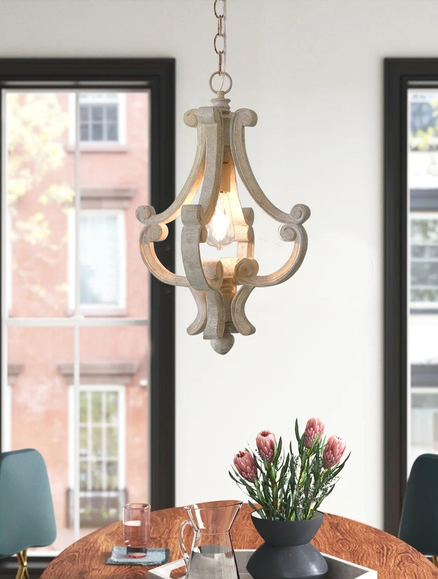 Lavior Wooden Glam Pendant Light