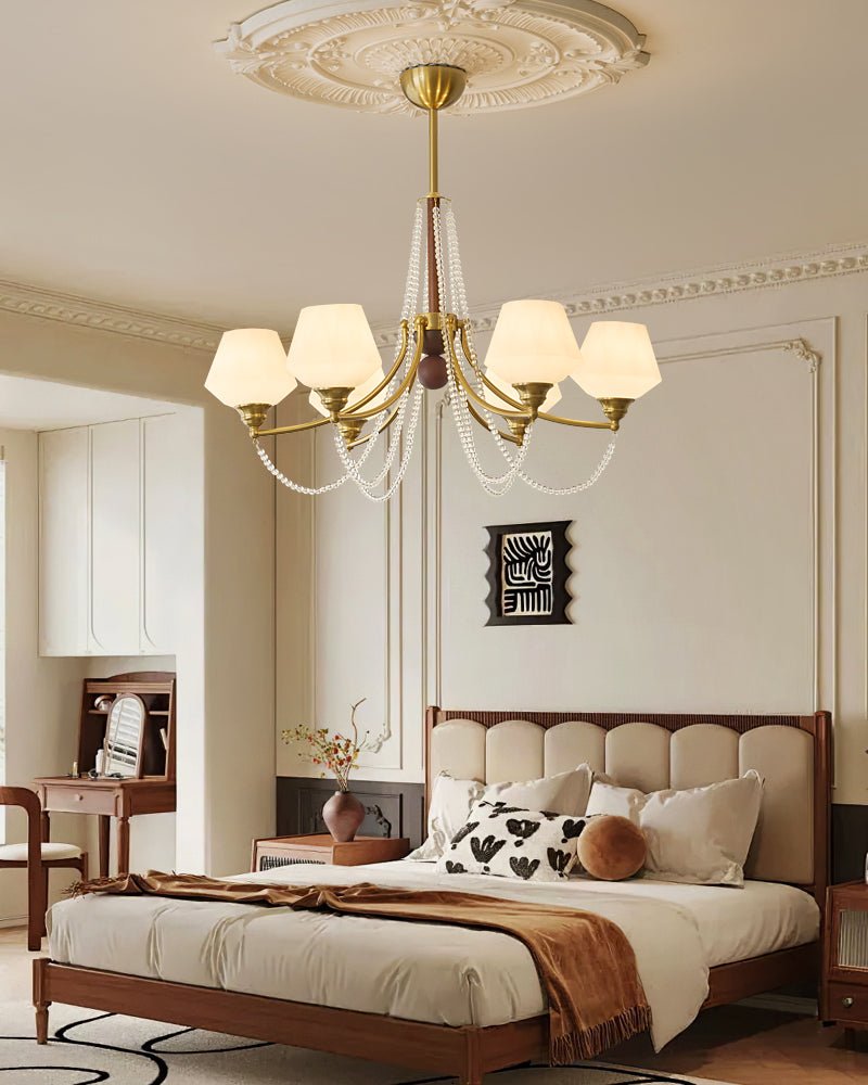 Othaus Traditional Elegance Vintage Wood Chandelier