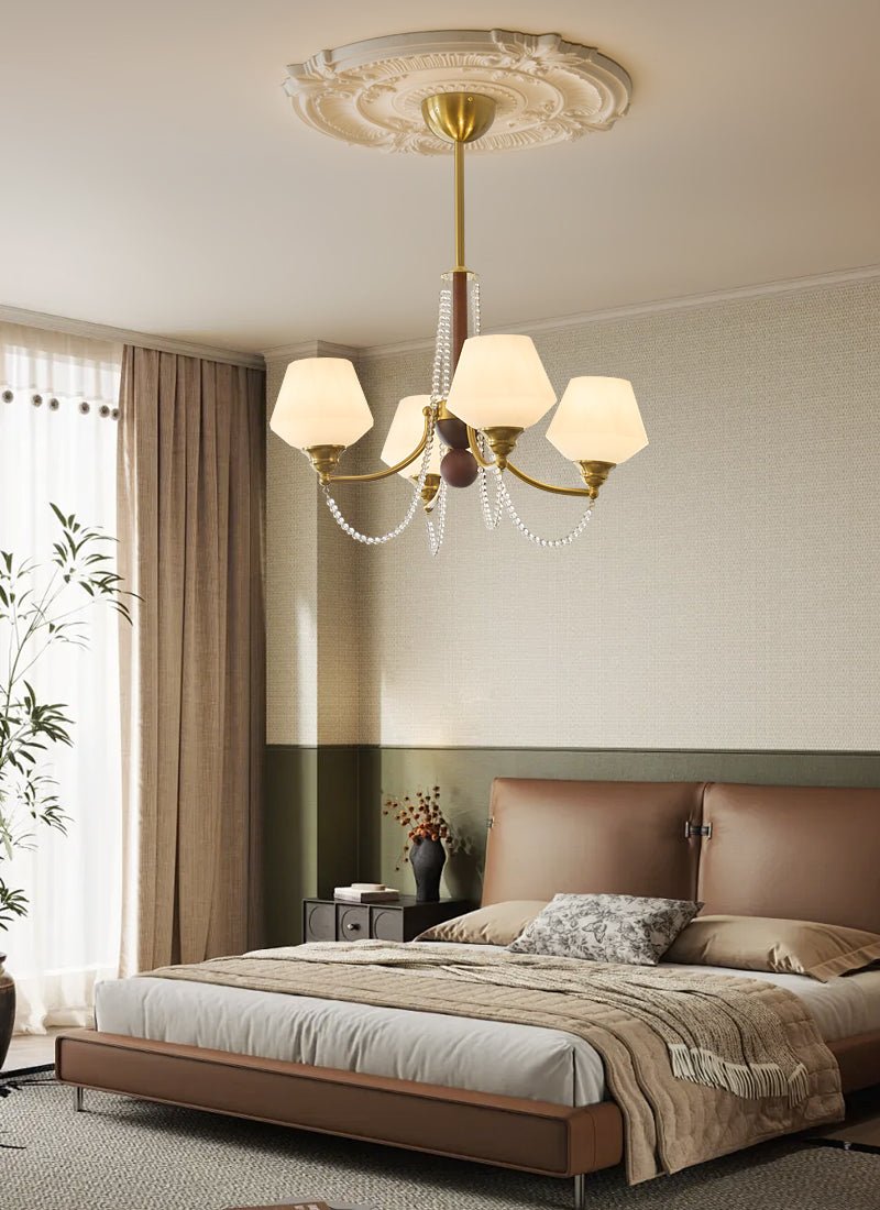 Othaus Traditional Elegance Vintage Wood Chandelier