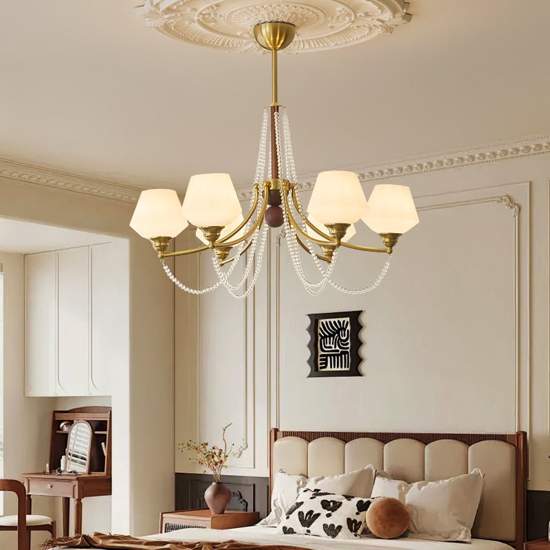 Othaus Traditional Elegance Vintage Wood Chandelier