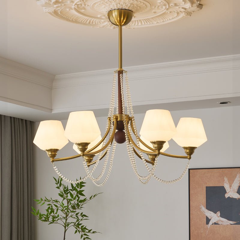 Othaus Traditional Elegance Vintage Wood Chandelier