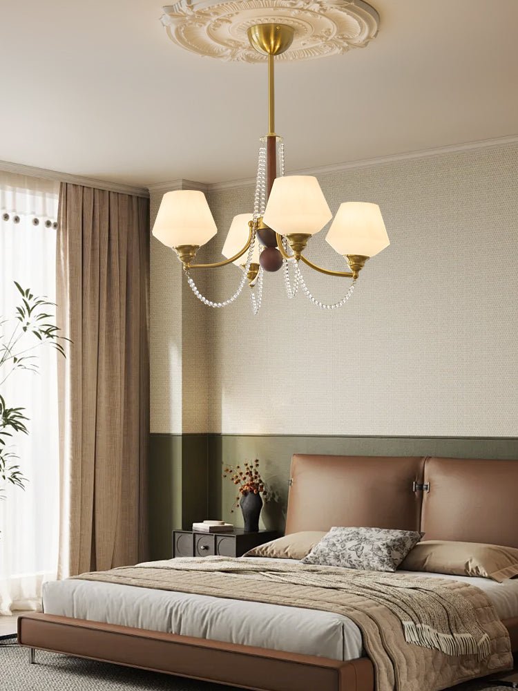 Othaus Traditional Elegance Vintage Wood Chandelier