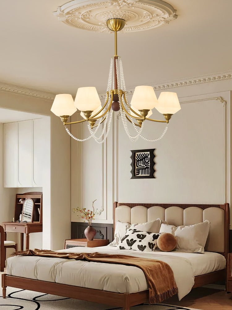 Othaus Traditional Elegance Vintage Wood Chandelier